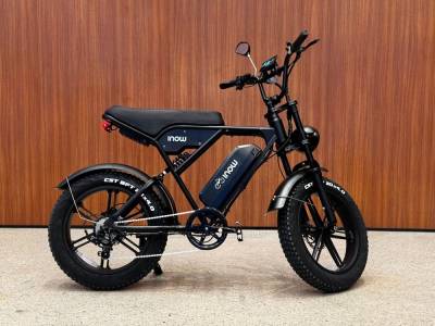 INOW - BICICLETA ELÉTRICA V20 - 2024/2024 - Preta - R$ 10.999,00